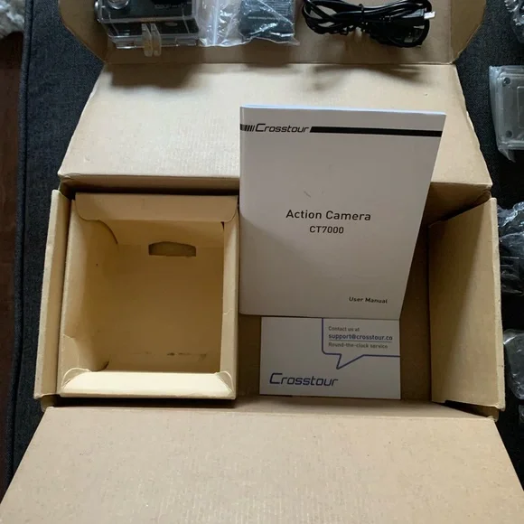 Preloved Excellent C Crosstour CT7000 Action Camera Wide Angle Lens 1080P & More